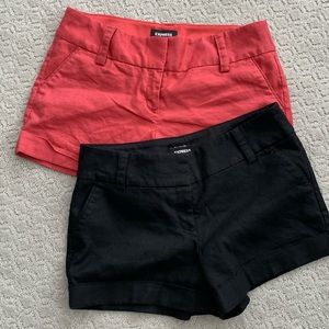 Express midi size 8 shorts set of two